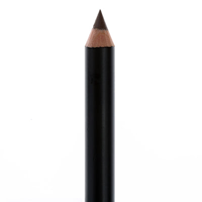 Matte Black eye pencil, no top, in the shade “Brown”.