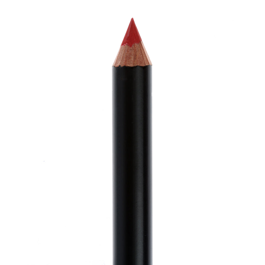 Matte Black lip pencil, no top, in the shade “Darling”.