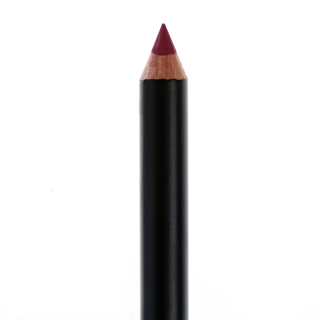 Matte Black lip pencil, no top, in the shade “Desire”.