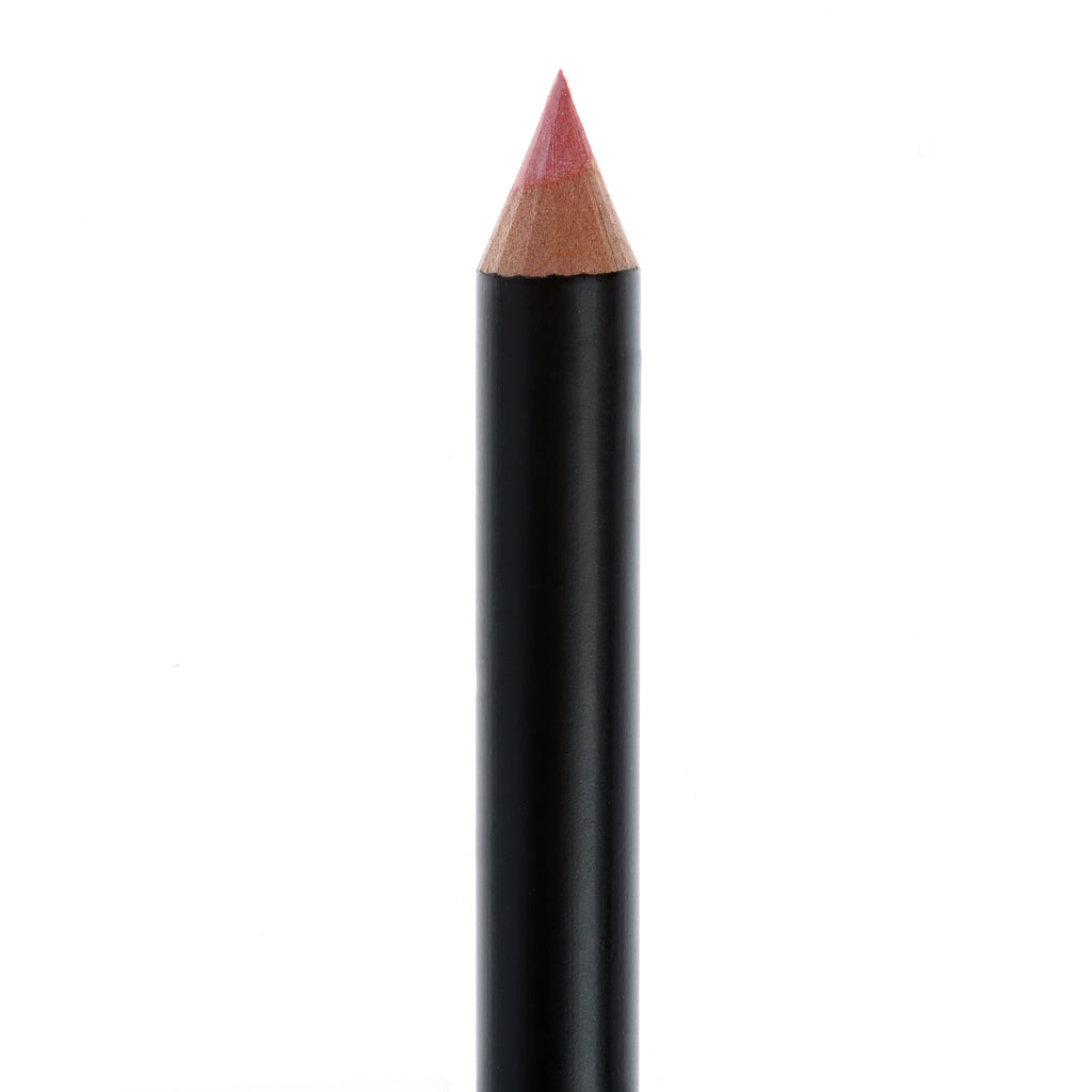 Matte Black lip pencil, no top, in the shade “Flirt”.