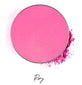 a bright pink individual eyeshadow compressed powder refill in shade "roxy"
