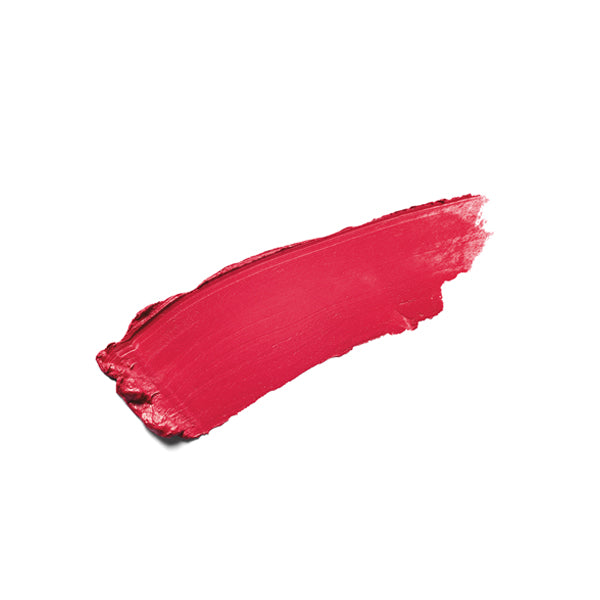 Black tube of creamy lipstick without cap in shade "glamour"